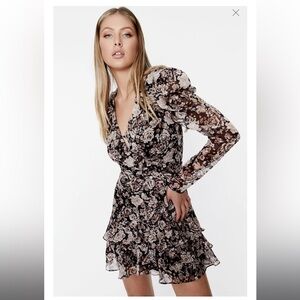 Bardot Winona puff sleeve dress